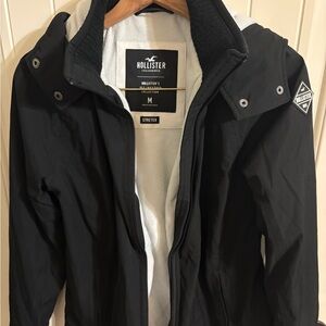 Hollister  Black Windbreaker Jacket